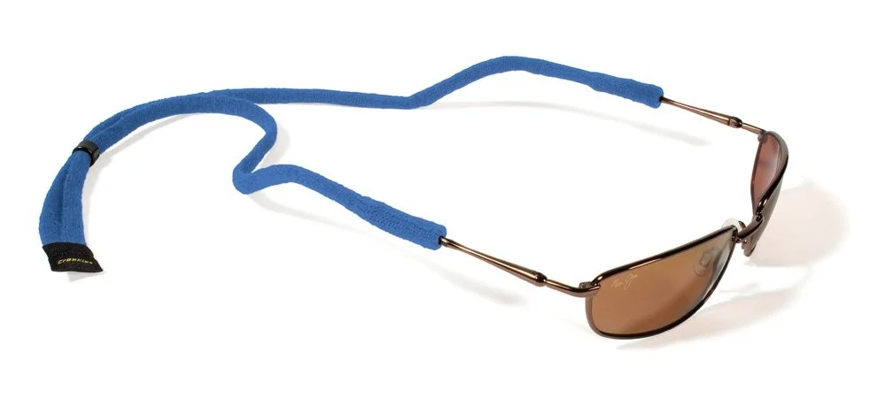 Croakies ORIGINAL MICRO SUITER Sunglasse/Eyeglass Retainer Lanyard Royal Blue
