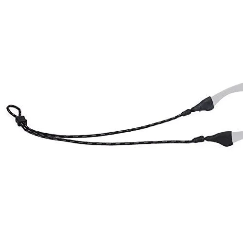 Croakies Terra Adjustable Sunglasses/Eyeglass Retainer, 36" Inch in Black Grey
