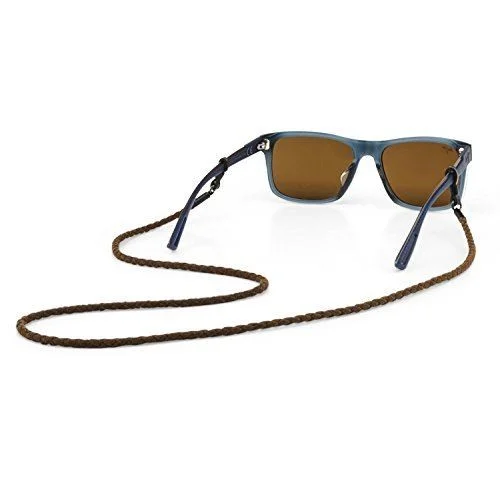 Croakies ULTRA SUEDE Adjustable Sunglasses/Eyeglass Retainer 30"Inch Brown Stone